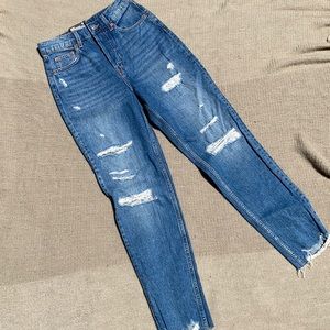 High Waisted mom jeans